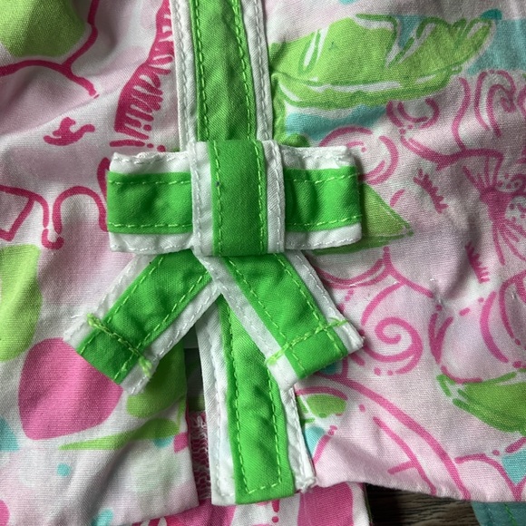Lilly Pulitzer, little girls skort. Size 5 green/pink/blue. - Picture 3 of 4
